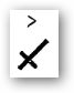 cut (to cut the next symbolized item active voice) cut (to cut the next symbolized item active voice)